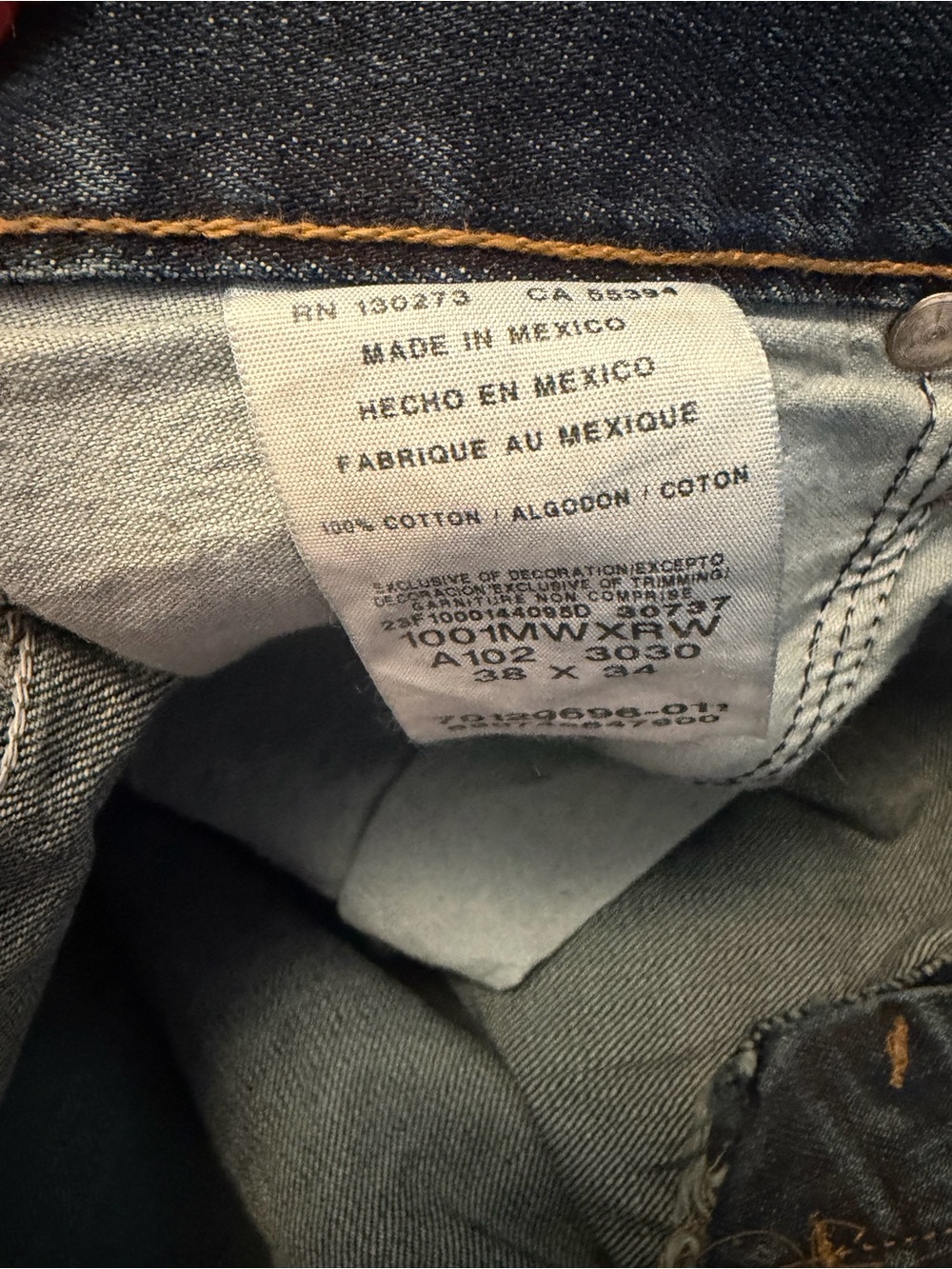 🆕💜 Wrangler 20X Competition 01 Straight Fit Jeans Men’s 38x34 NWT Western Rodeo - Picture 7 of 13